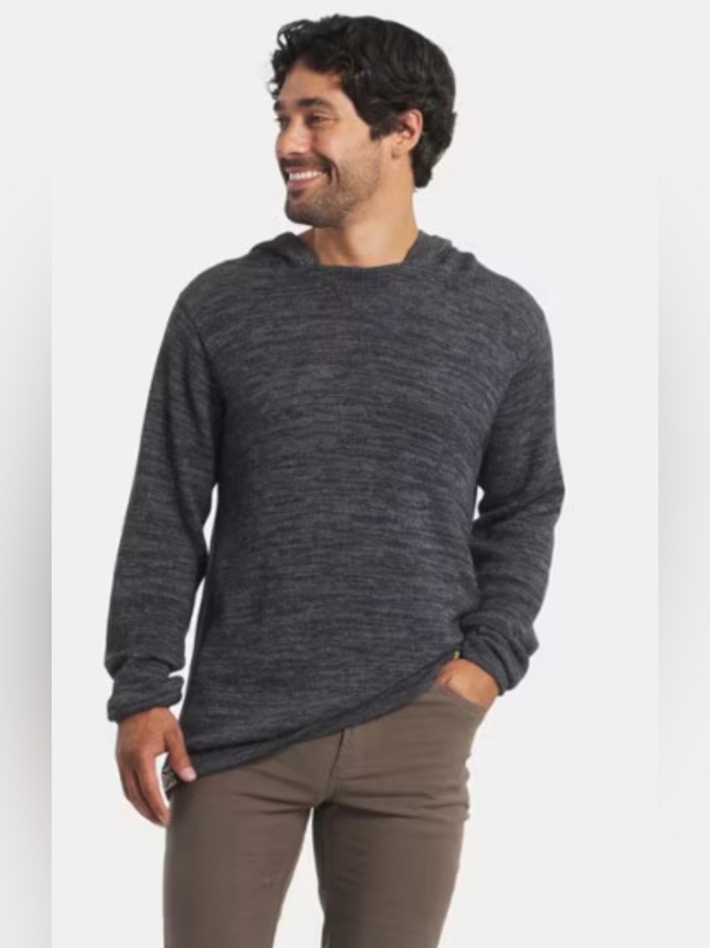 PAKA Men's Charcoal Gray Hoodie Sweater